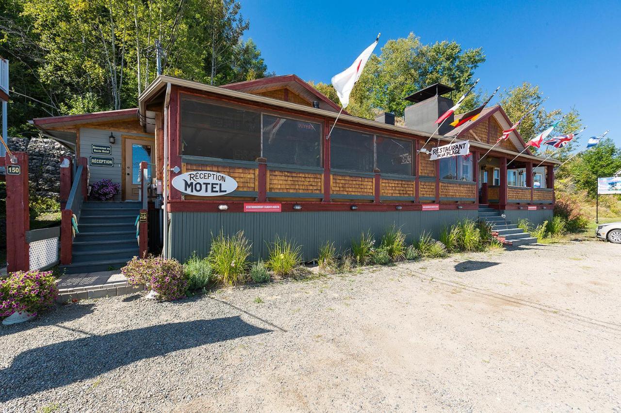 Restaurant Motel De La Plage Saint-Irénée Buitenkant foto